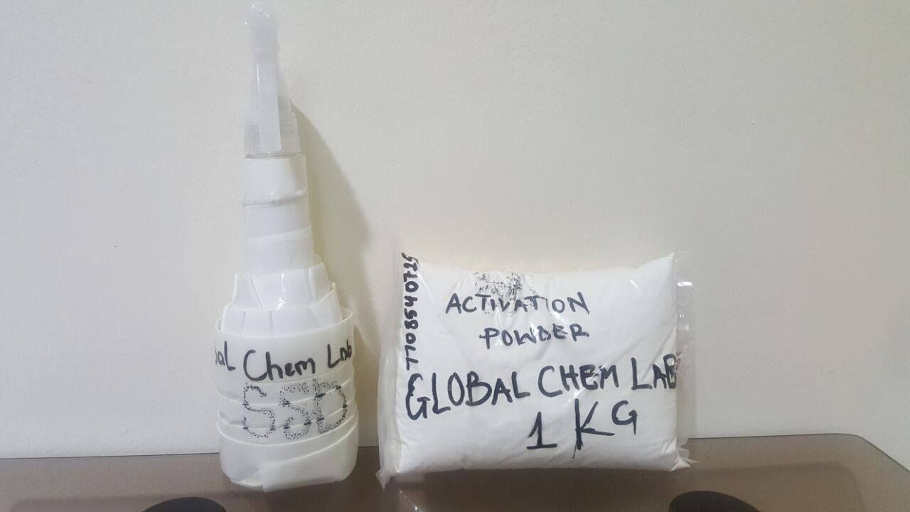 SSD SOLUTION CHEMICAL FOR CLEANING BLACK DEFACED MONEY AND ACTIVATION POWDER